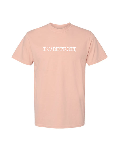 (NEW) I Love Detroit Pigment Dye T-Shirts - Available in 3 Colors - Ink Detroit