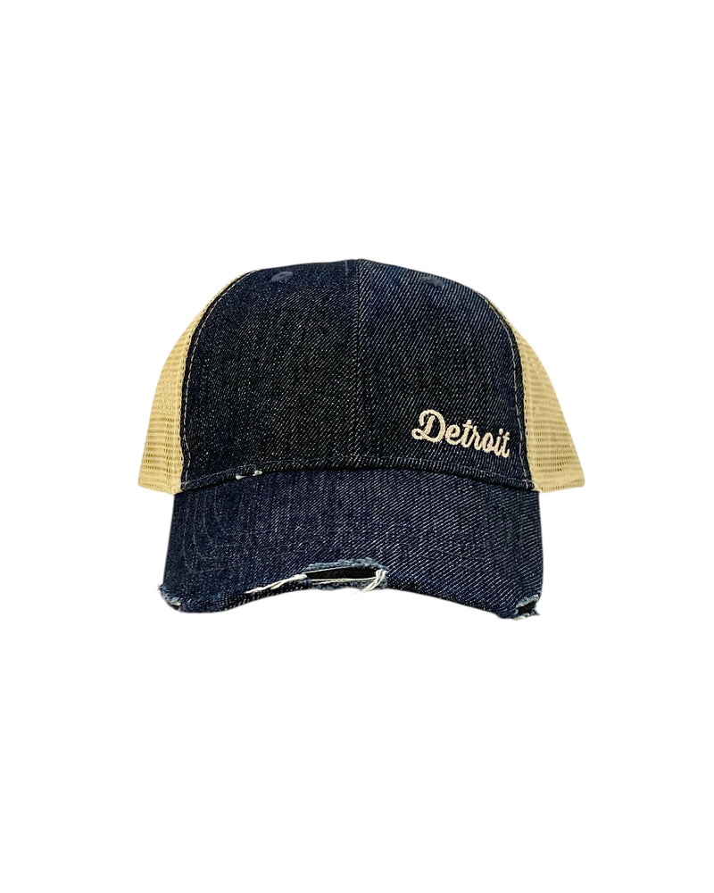 Ink Detroit Dark Denim and Mesh Back Hat