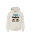 St. Mary Ski Club Kids Hoodie - Natural Heather - Ink Detroit