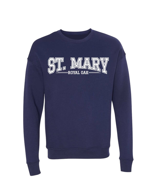 NEW St. Mary Varsity Logo Crewneck - Navy