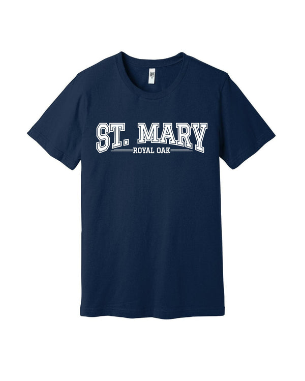 NEW St. Mary Varsity Logo T-Shirt - Navy