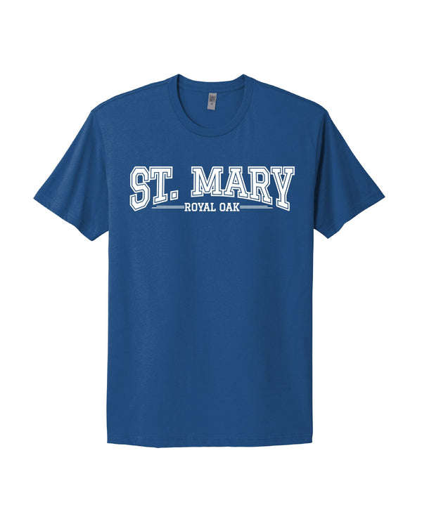 NEW St. Mary Varsity Logo T-Shirt - Royal Blue