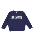 St. Mary Varsity Kids Crewneck - Navy - Ink Detroit