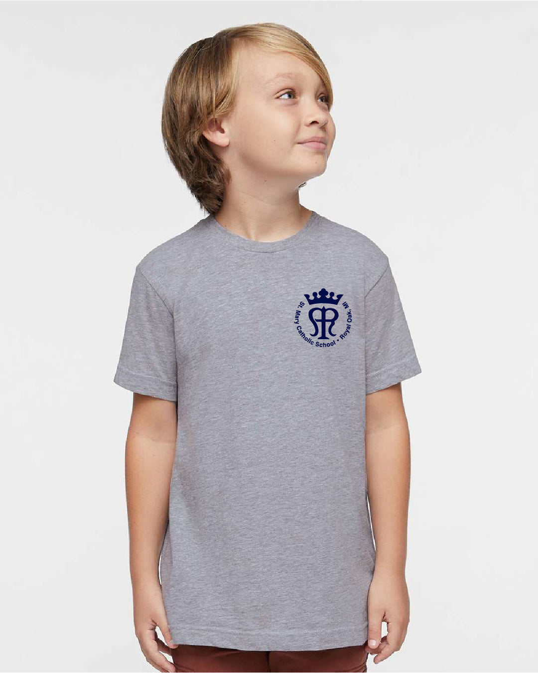 St Mary - Gym T-Shirt - Heather Grey