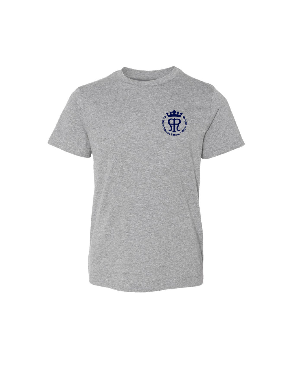 St Mary - Gym T-Shirt - Heather Grey - Ink Detroit