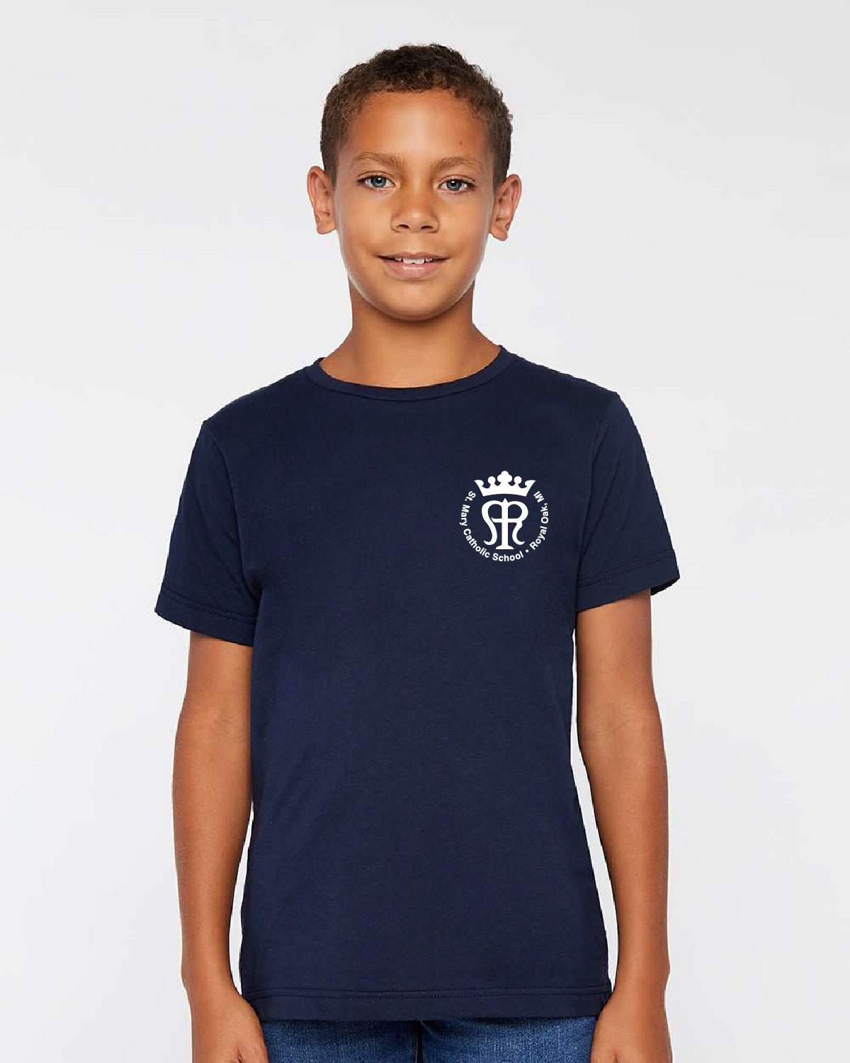 St Mary - Gym T-Shirt - Navy - Ink Detroit