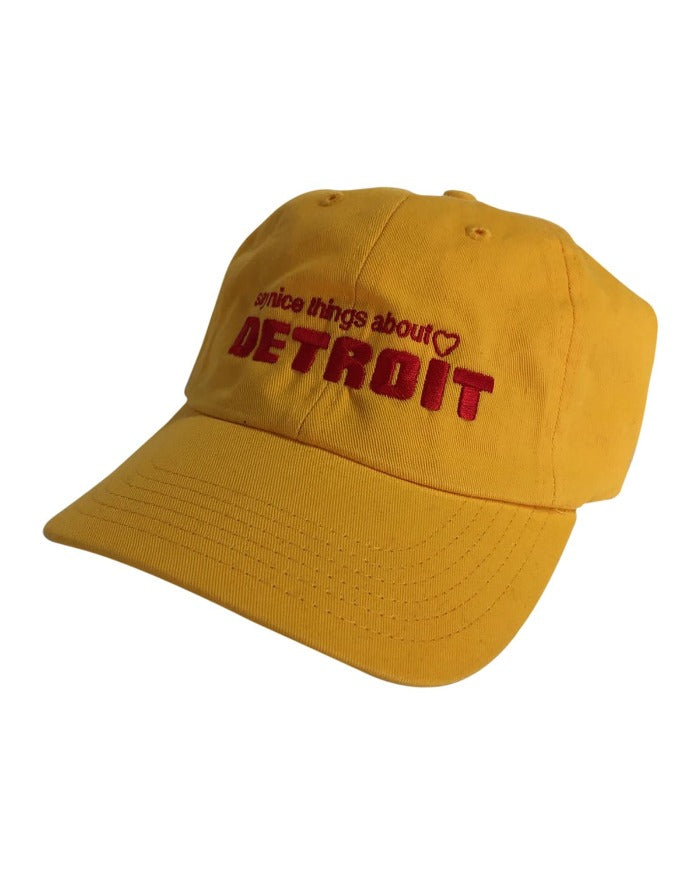 Say Nice Things About Detroit Dad Cap - Yellow