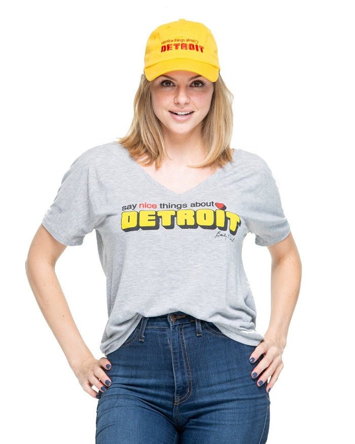 Say Nice Things About Detroit Dad Cap - Available in 2 Colors - Ink Detroit