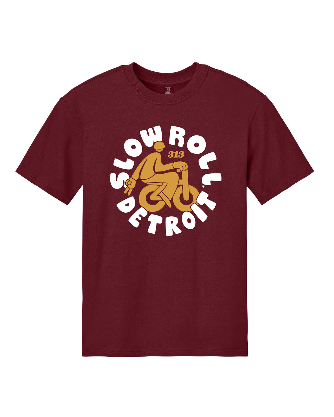 Pre Order - Slow Roll - Heavyweight Unisex T-Shirt - Maroon