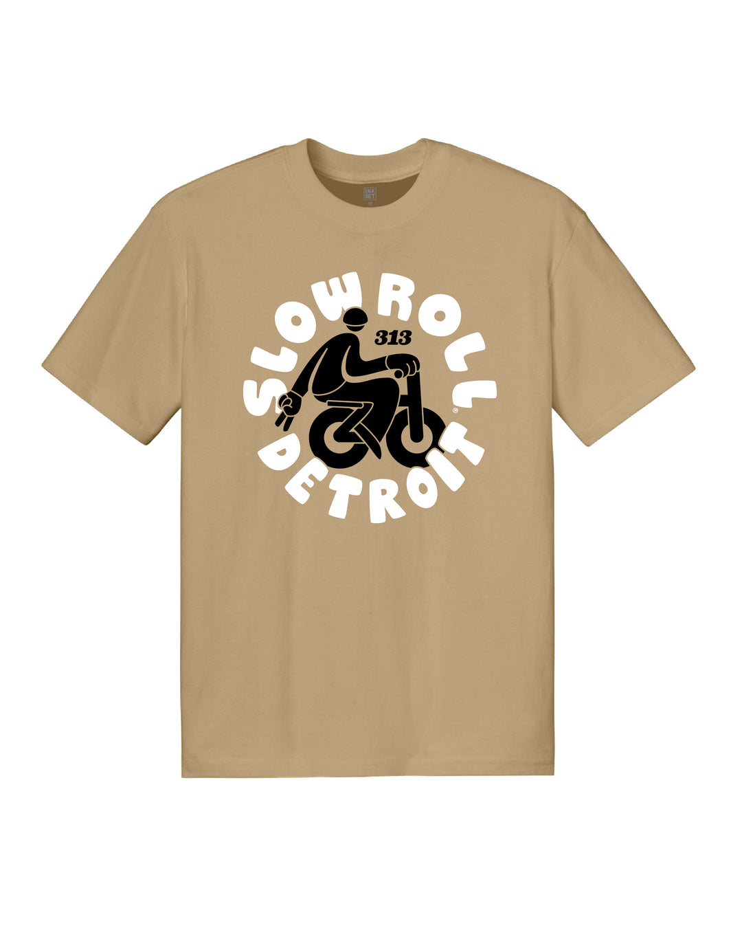 Slow Roll - Heavyweight Unisex T-Shirt - Tan