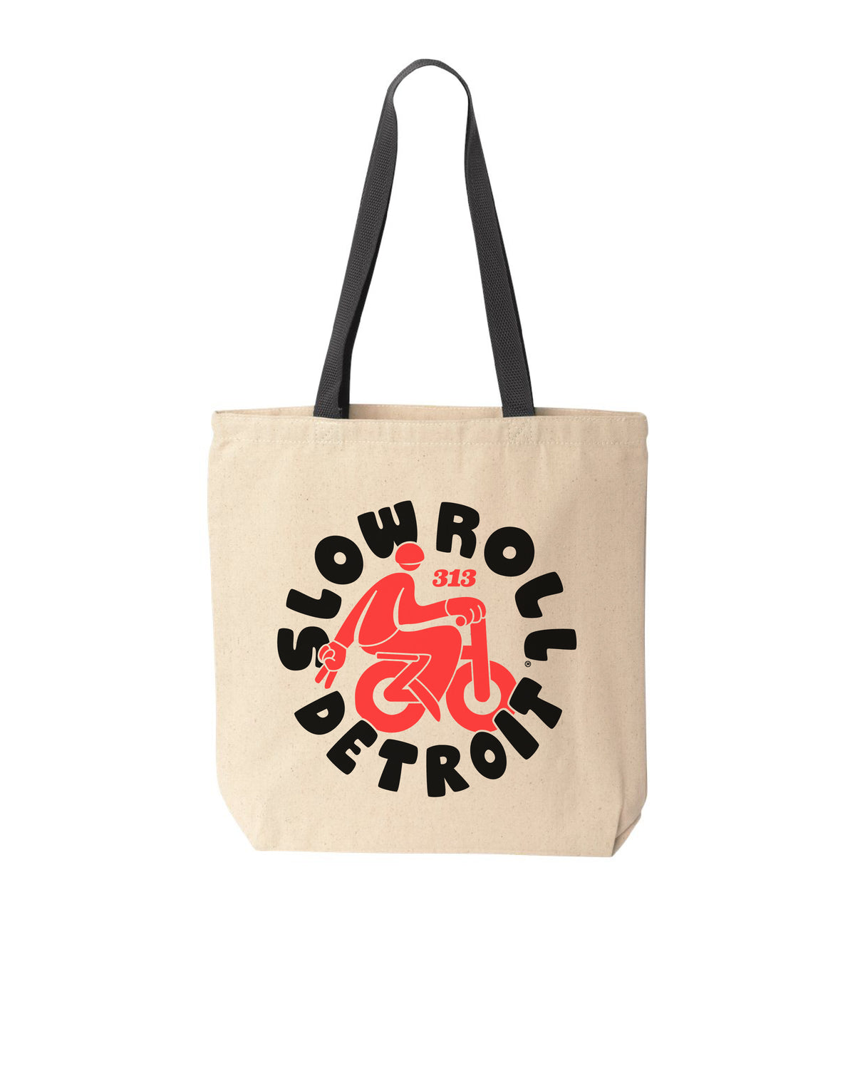 Slow Roll Detroit Tote Bag - Ink Detroit