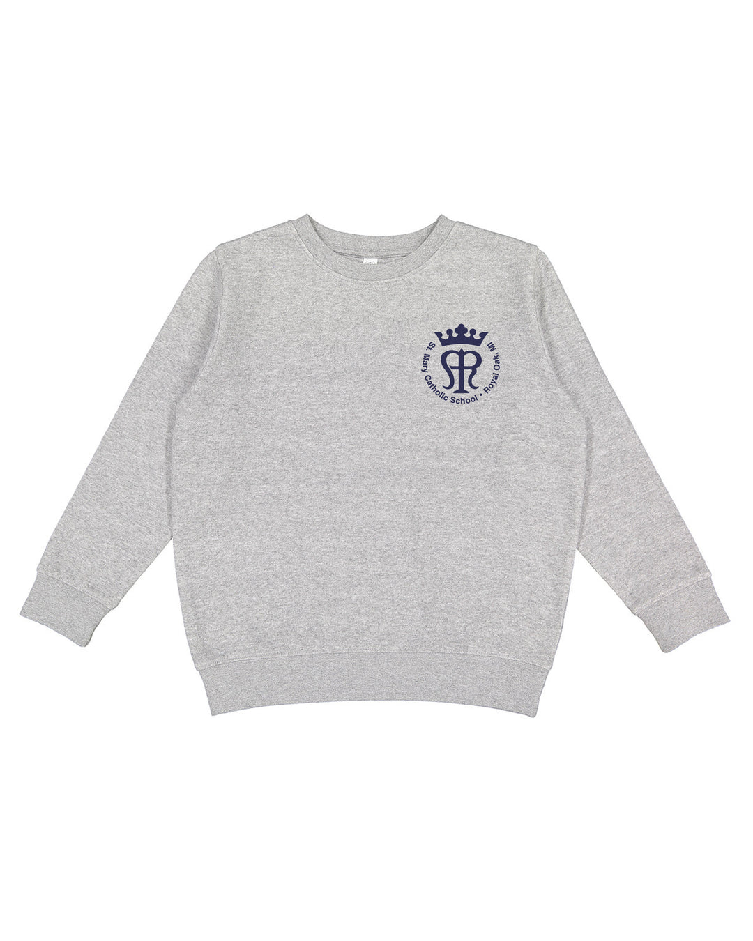 St. Mary - Gym Crewneck Sweatshirt - Heather Grey