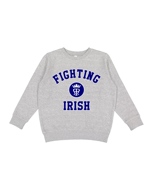 St. Mary Fighting Irish Athletic Heather Kids Crewneck