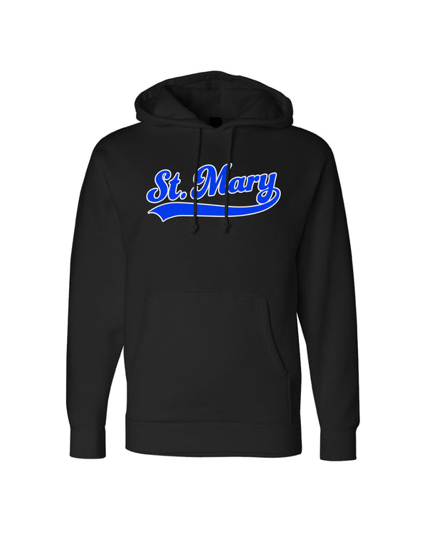 St. Mary Tail Swoosh Black Hoodie