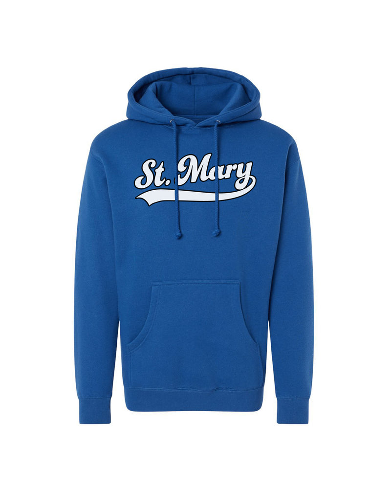 St. Mary Tail Swoosh Royal Blue Hoodie