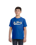 St Mary Baseball Royal Blue Kids T-Shirt - Ink Detroit