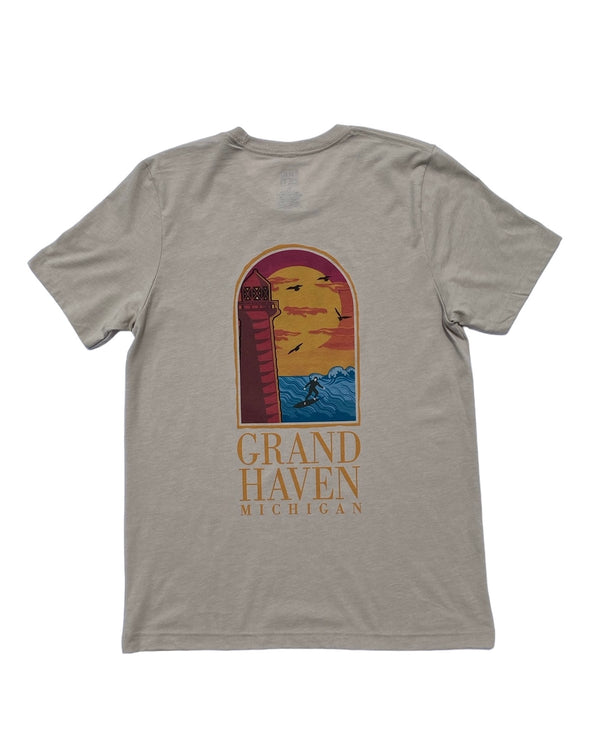 Grand Haven Michigan T-Shirt Back Print