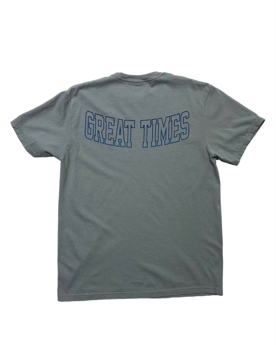 The Great Lakes State - Great Lakes = Great Times T-Shirt - Granite - Ink Detroit