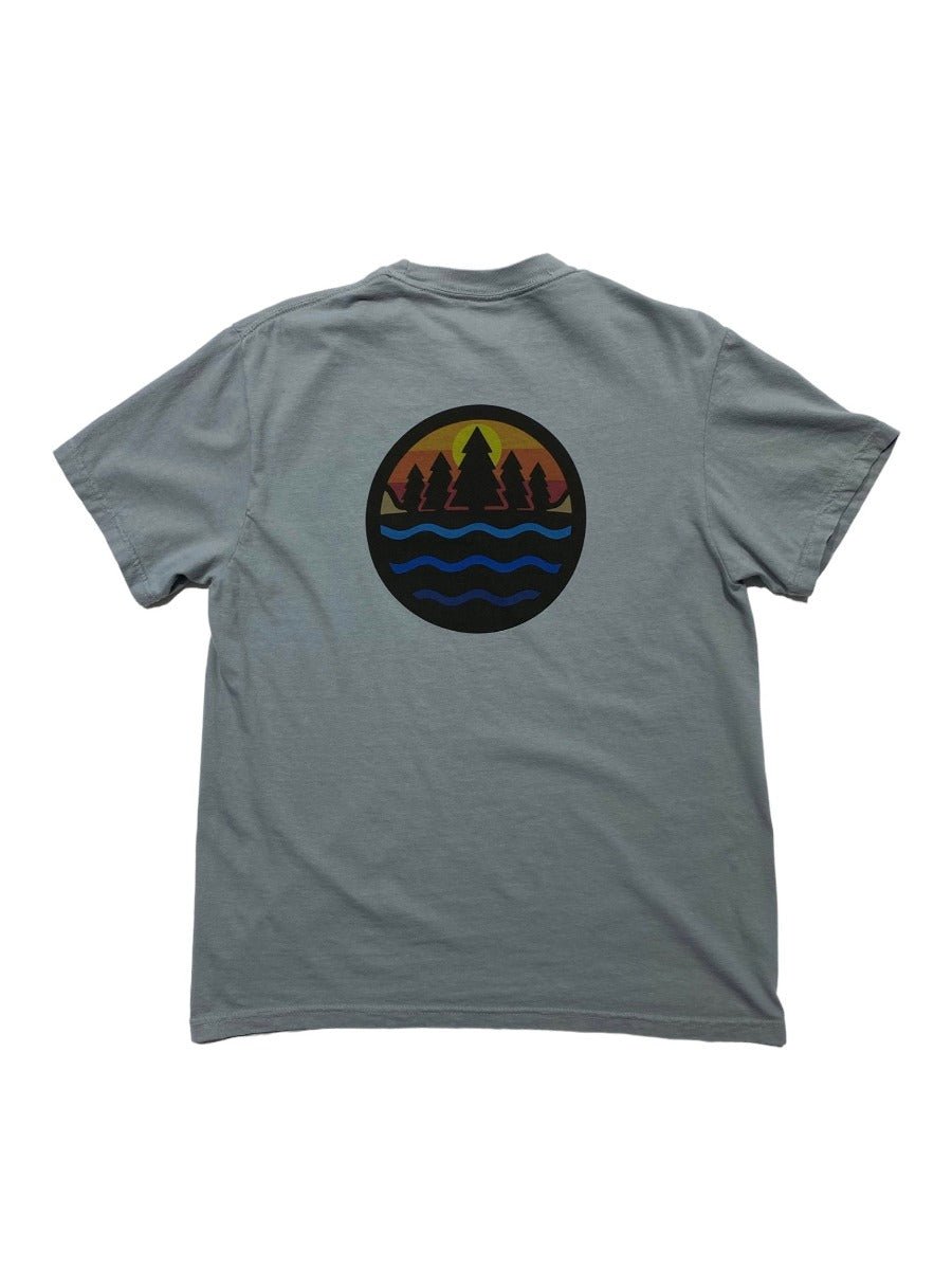 The Great Lakes State - TGLS Logo T-Shirt - Granite - Ink Detroit