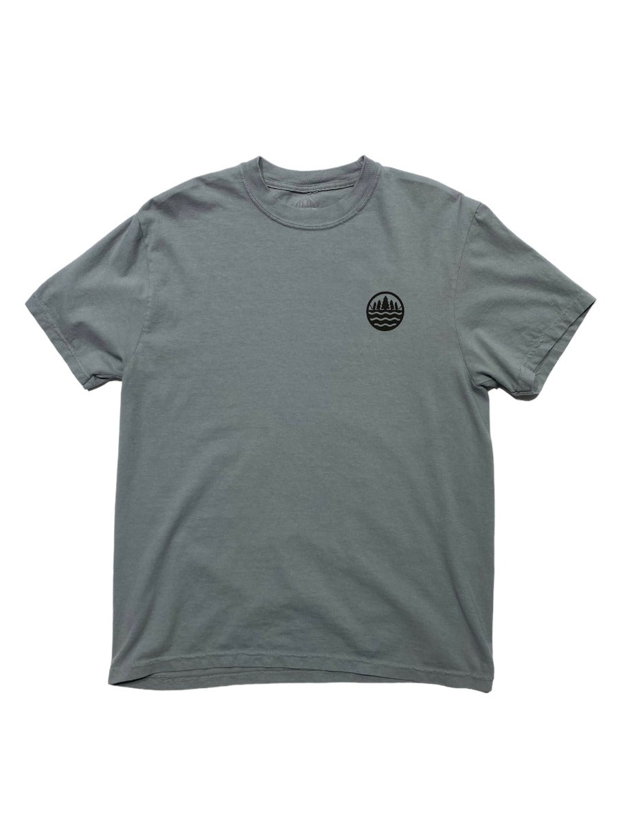 The Great Lakes State - TGLS Logo T-Shirt - Granite - Ink Detroit