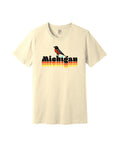 The Great Lakes State - Michigan Robin - T-Shirt - Natural - Ink Detroit