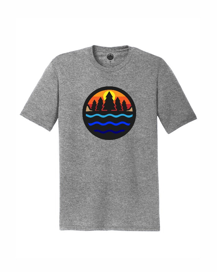 Great Lakes State Logo T-Shirt - Heather Grey