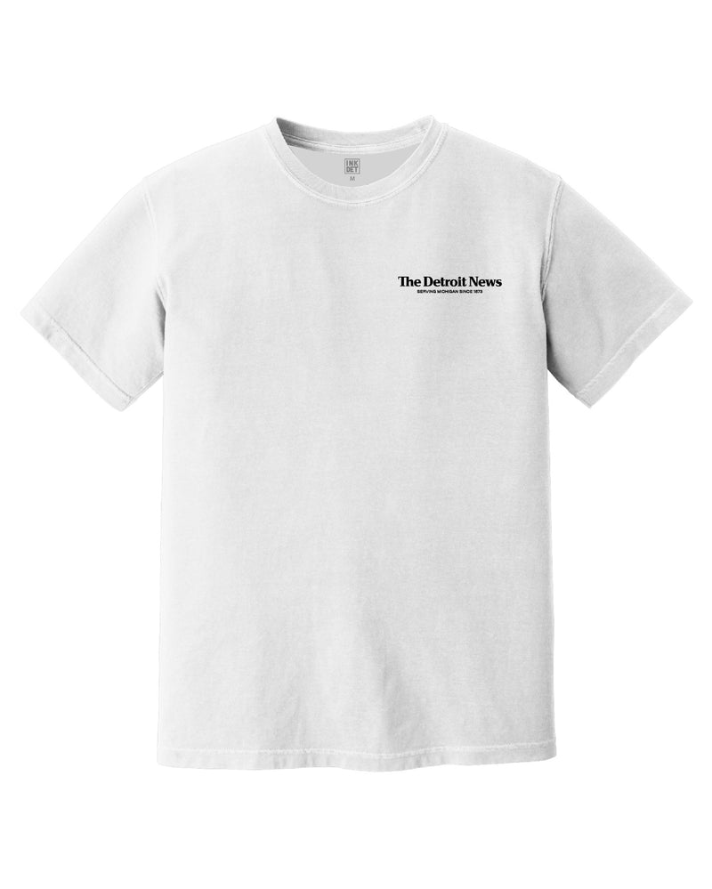 The  Detroit News - Foggy skyline Unisex T-Shirt - White