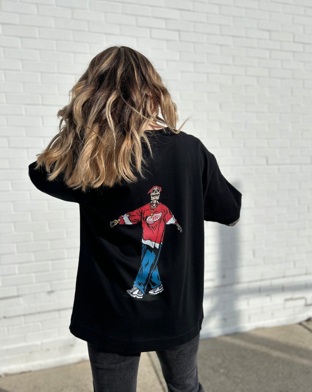 Ink Detroit - Tupac Button Up Heavyweight Baseball Jersey - Black