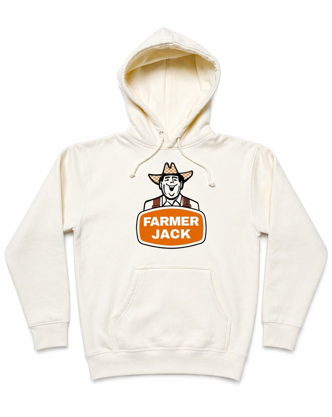 Ink Detroit Vintage - Farmer Jack Hoodie - Bone - Ink Detroit
