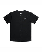 Ink Detroit - Tupac Button Up Heavyweight Baseball Jersey - Black - Ink Detroit