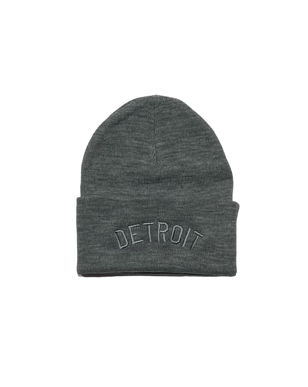 Heather Grey Detroit Beanie