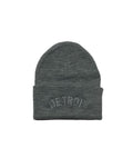 Ink Detroit - Sustainable Knit Beanie - Heather Grey - Ink Detroit