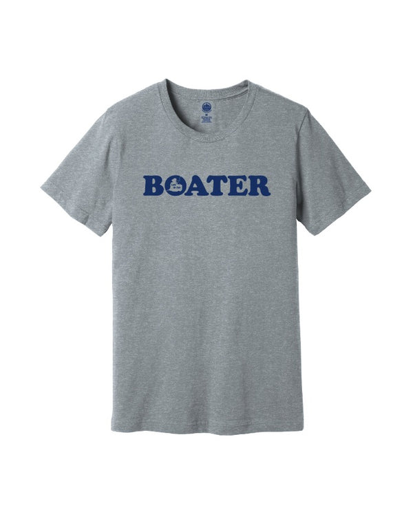 The Great Lakes State - Lake St. Clair Boater T-Shirt - Heather Grey