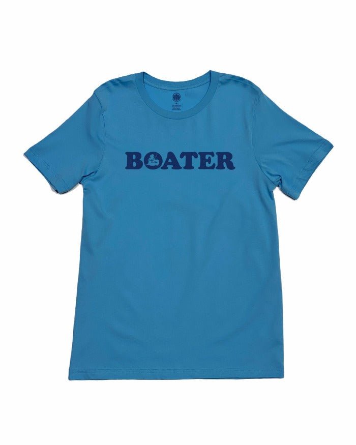 The Great Lakes State Lake St. Clair Boater T-Shirt - Lake Blue - Ink Detroit