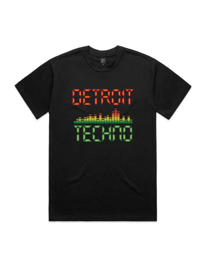 Detroit Techno Black T-Shirt