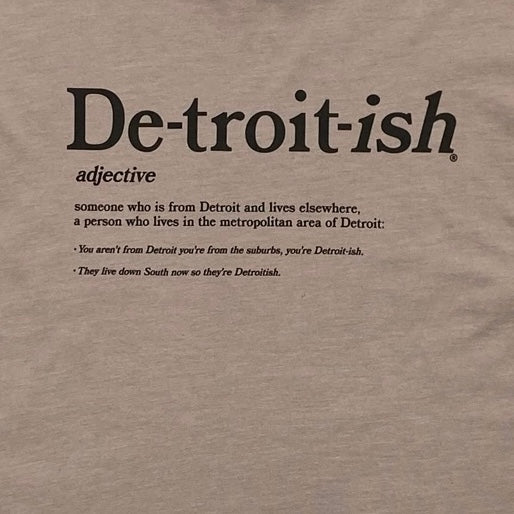 Ink Detroit Detroitish Defined - 60/40 Blend Long Sleeve T-Shirt - Gravel Pink - Ink Detroit