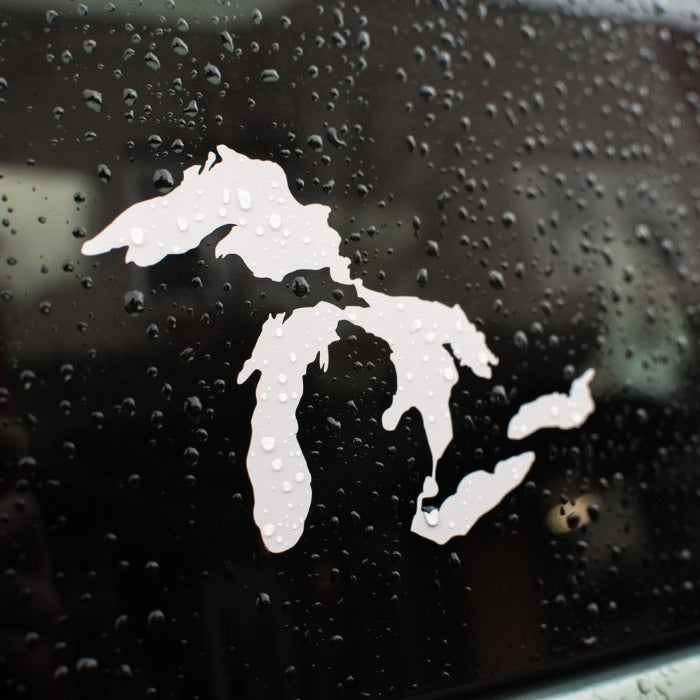 Great Lakes Decal on window