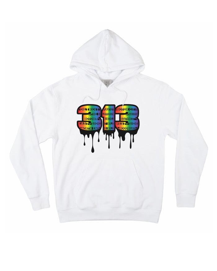 limited Edition Ink Detroit 313 Day Pullover Hoodie