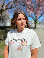 Detroit Apple Blossom T-Shirt - Ink Detroit