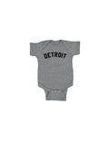 Ink Detroit Baby Onesie - Heather Grey - Ink Detroit