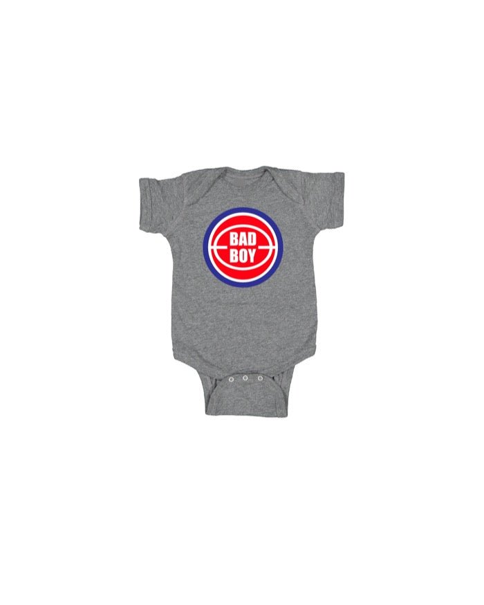 Ink Detroit - Bad Boy Baby Onesie - Heather Grey - Ink Detroit