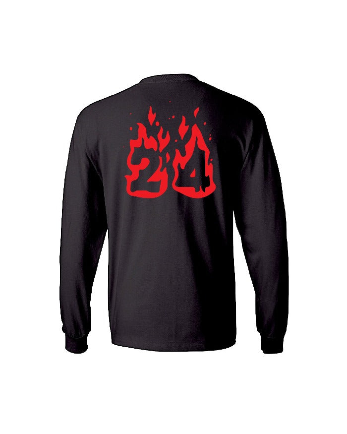 Number 24 Bob Probert Detroit Red Wings enforcer