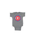 Ink Detroit - Bad Girl Baby Onesie - Heather Grey - Ink Detroit