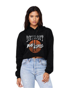 Ink Detroit Bad Girls Fleece Crop Hoodie - Black - Ink Detroit