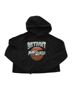 Ink Detroit Bad Girls Fleece Crop Hoodie - Black - Ink Detroit