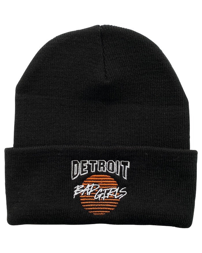 Ink Detroit Bad Girls Knit Beanie - Black