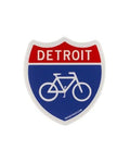 Ink Detroit Bike Highway Vinyl Die Cut Sticker - Ink Detroit