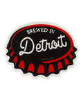 Ink Detroit Brewed In Detroit Vinyl Die Cut Sticker - Ink Detroit