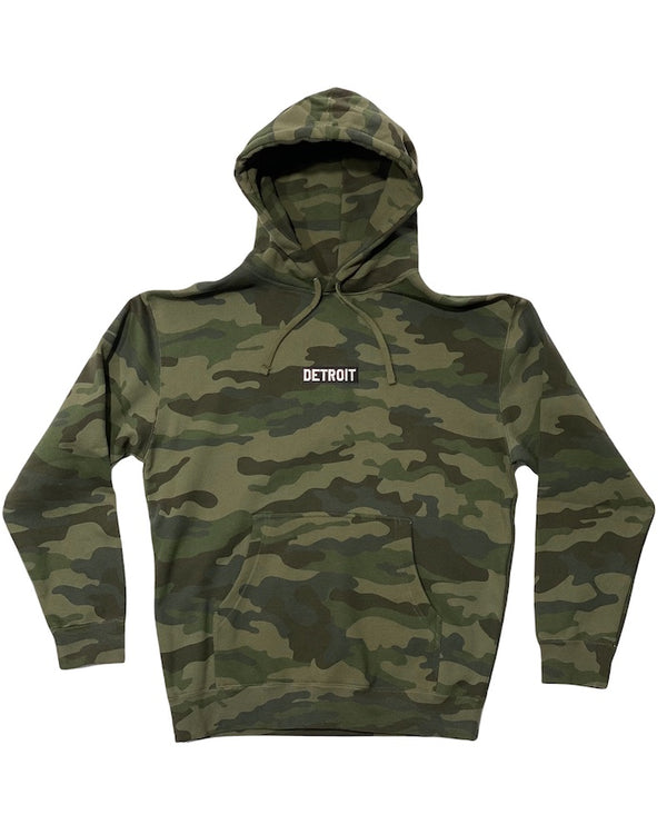 Ink Detroit LIMITED EDITION Premium Heavyweight Hoodie - Camouflage