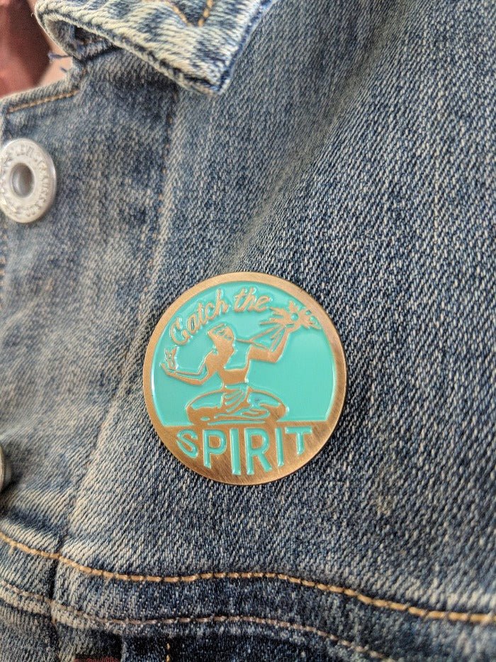 Ink Detroit Catch The Spirit of Detroit Enamel Pin - Ink Detroit